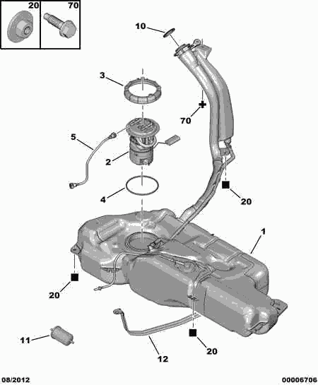 CITROËN 1567 A5 - Üzemanyagszűrő parts5.com