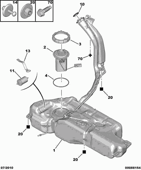 CITROËN 1567 C1 - Kraftstofffilter parts5.com