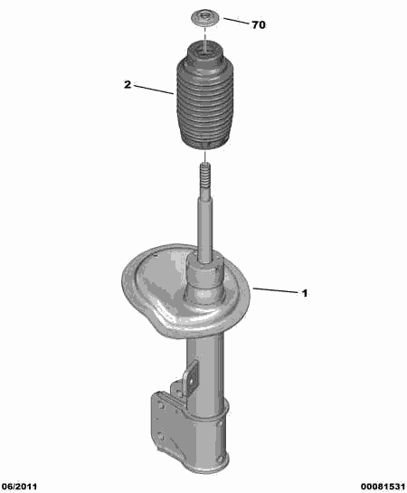 CITROËN 5202 SJ - Amortizor parts5.com