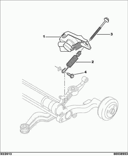 PEUGEOT (DF-PSA) 4861 74 - Fékerőszabályozó parts5.com