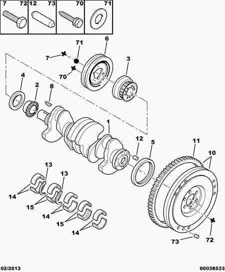 CITROËN 0516.60 - Hammashihnasarja parts5.com