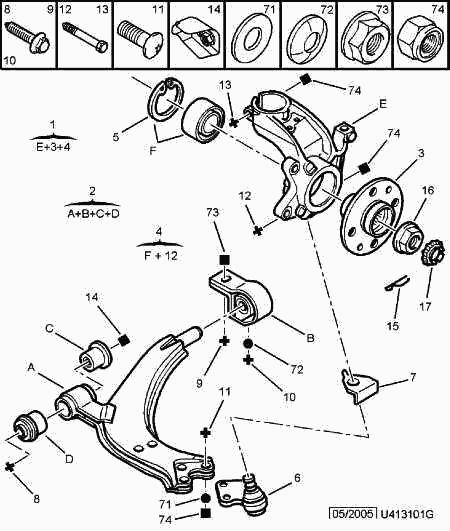 CITROËN 3520.H5 - Õõtshoob, käändmik parts5.com