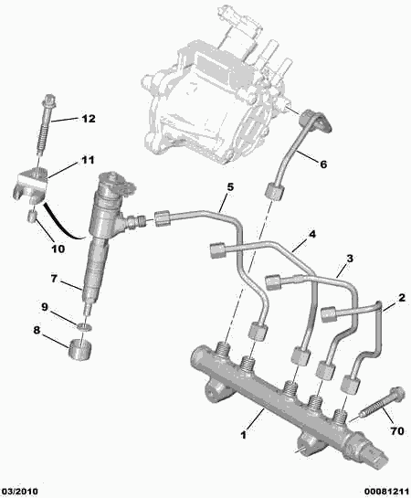 DS 1981.95 - Heat Shield, injection system parts5.com