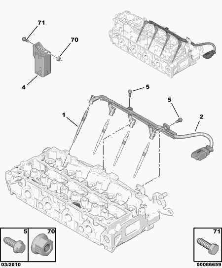 CITROËN 5981 47 - Control Unit, glow plug system parts5.com