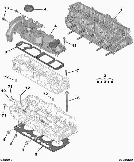 PEUGEOT 0249.G2 - Gasket, cylinder head cover parts5.com