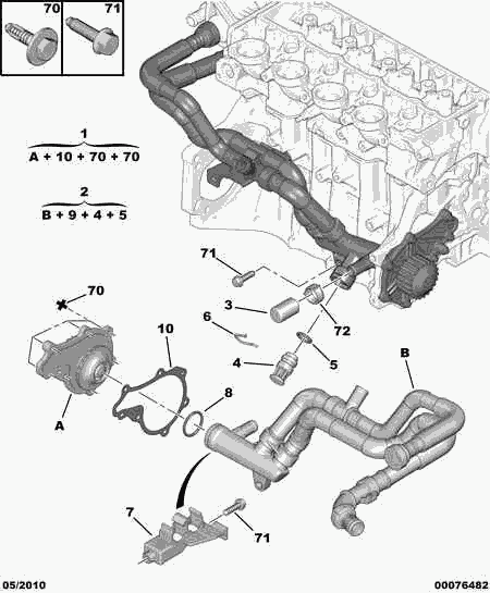 CITROËN 1201.G8 - Vodna crpalka parts5.com