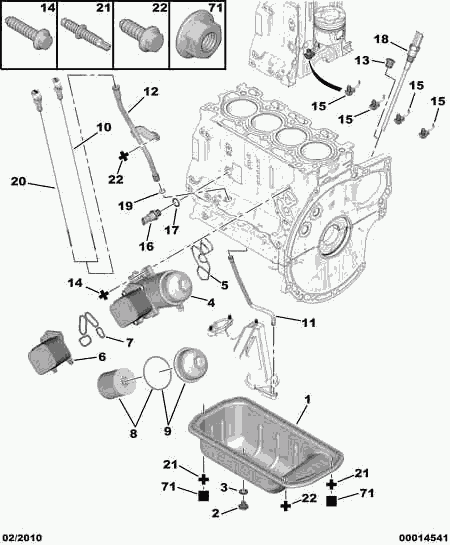 PEUGEOT 1109 Z6 - Oil Filter parts5.com