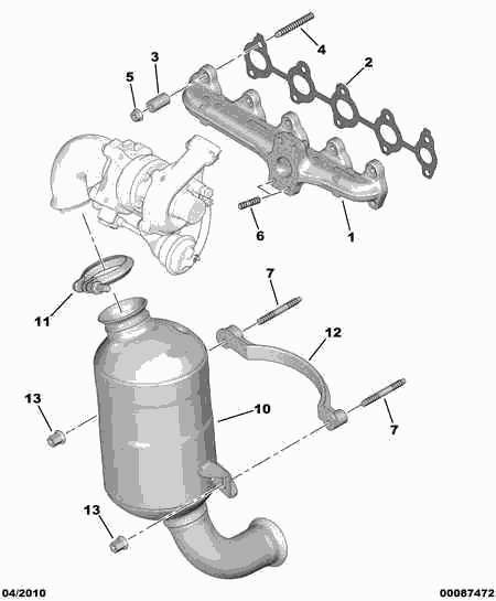 PEUGEOT 1731 LF - Catalizador parts5.com