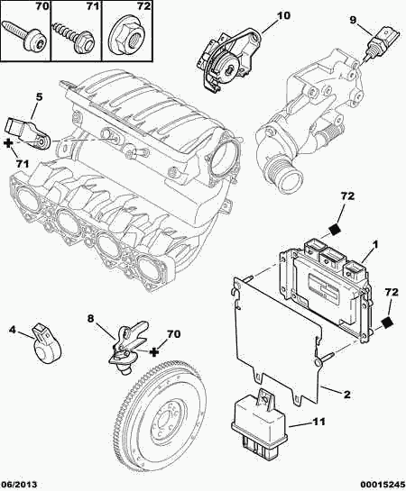 CITROËN 59 462 8 - Knock Sensor parts5.com