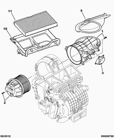 PEUGEOT (DF-PSA) 6447 NV - Φίλτρο, αέρας εσωτερικού χώρου parts5.com