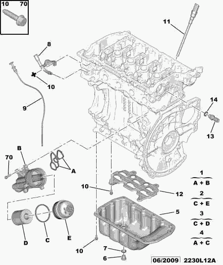 CITROËN/PEUGEOT 1109 AH - Маслен филтър parts5.com