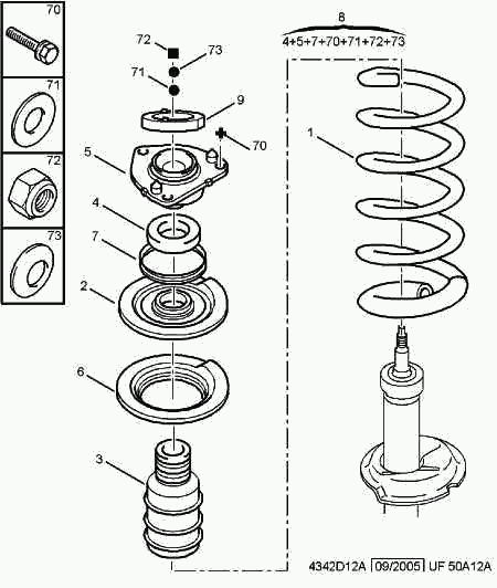 CITROËN 5038 29 - Federbeinstützlager parts5.com