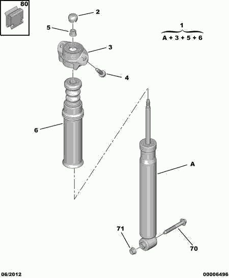 CITROËN 5206 SH - Amortizor parts5.com