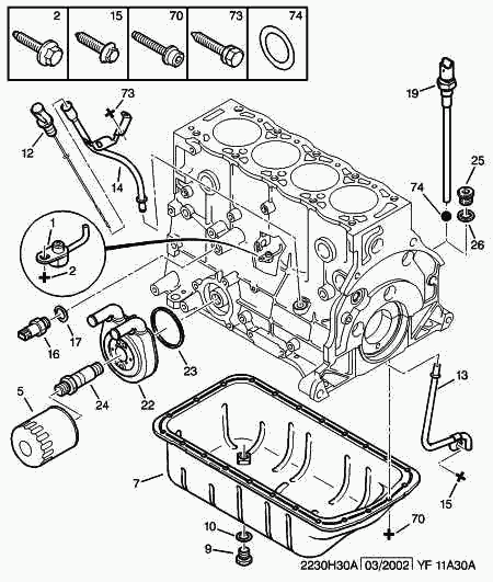 PEUGEOT 1109 T1 - Olejový filtr parts5.com