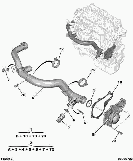 PEUGEOT (DF-PSA) 16 094 176 80 - Water Pump parts5.com