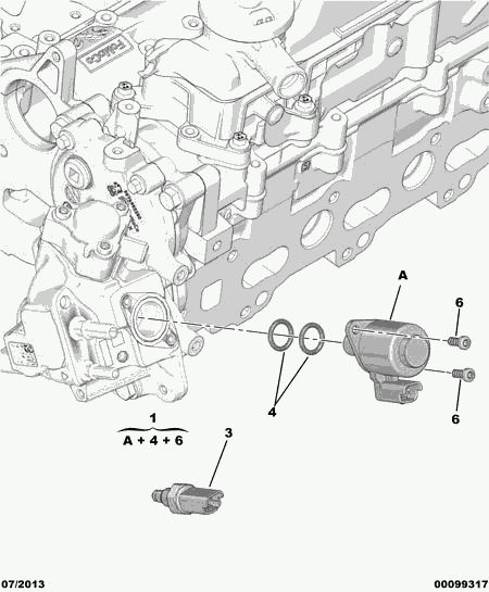 PEUGEOT 1920 NH - Senzor, temperatura rashladnog sredstva parts5.com