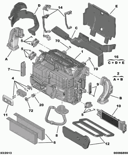 CITROËN/PEUGEOT 98 014 481 80 - Filtre, air de l'habitacle parts5.com