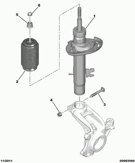 Vauxhall 5036 15 - Tuerca, estabilizador parts5.com