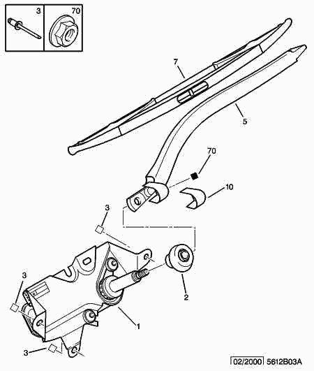 PEUGEOT (DF-PSA) 6423 94 - Pyyhkijänsulka parts5.com