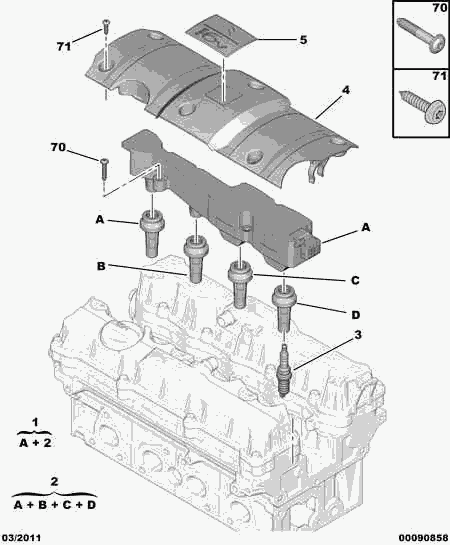 CITROËN 5970.99 - Bobina de inductie parts5.com