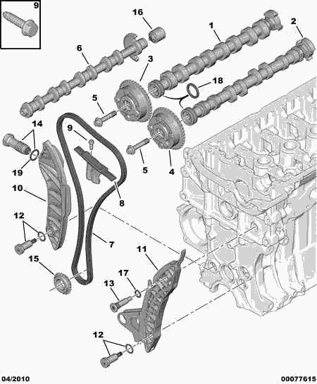 PEUGEOT 0829.G9 - Tesnilni obroc, cep za izpust olja parts5.com