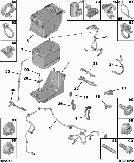 DS 5600 TW - 12V STARTING BATTERY parts5.com