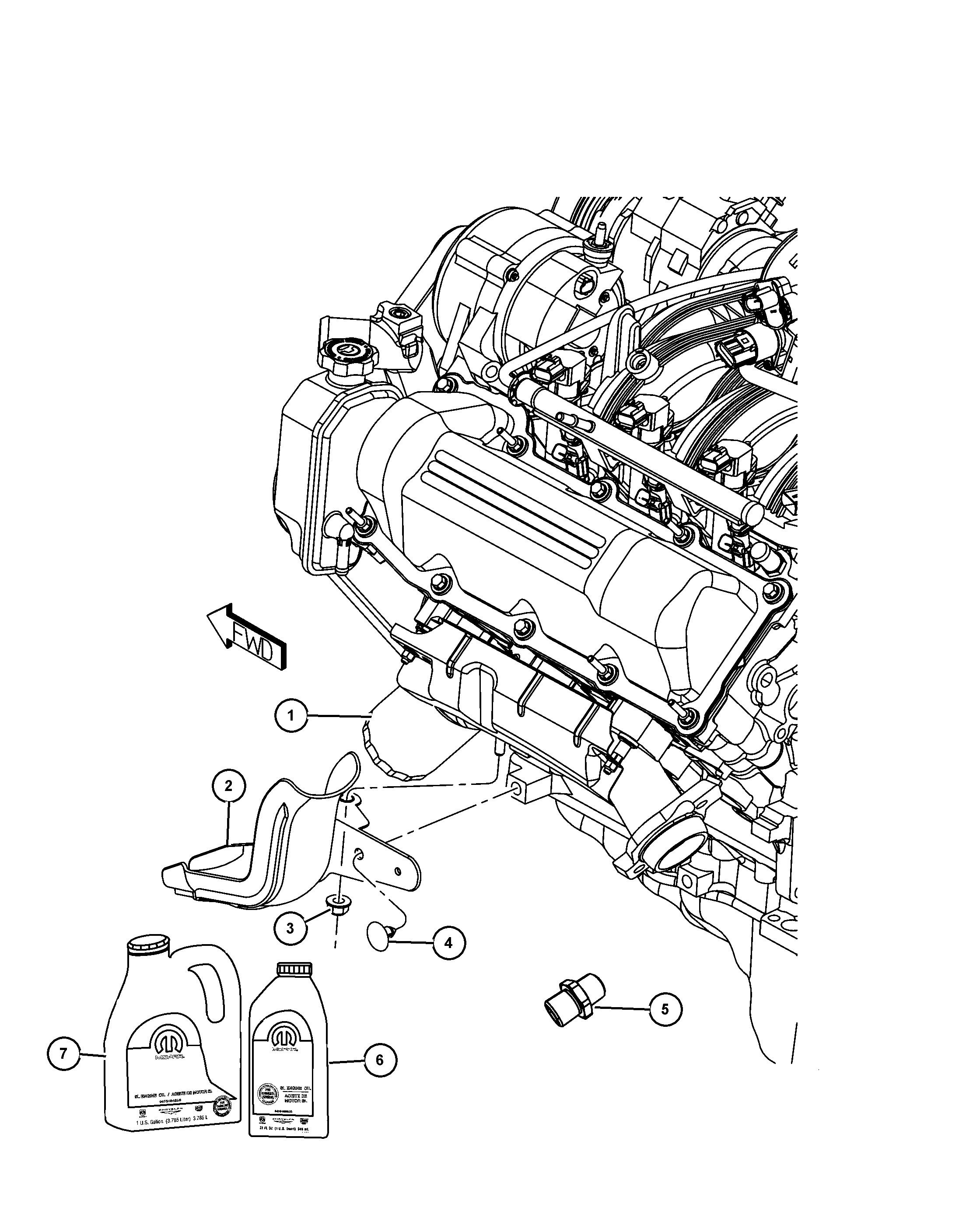 Chrysler 5184 231AA - Õlifilter parts5.com