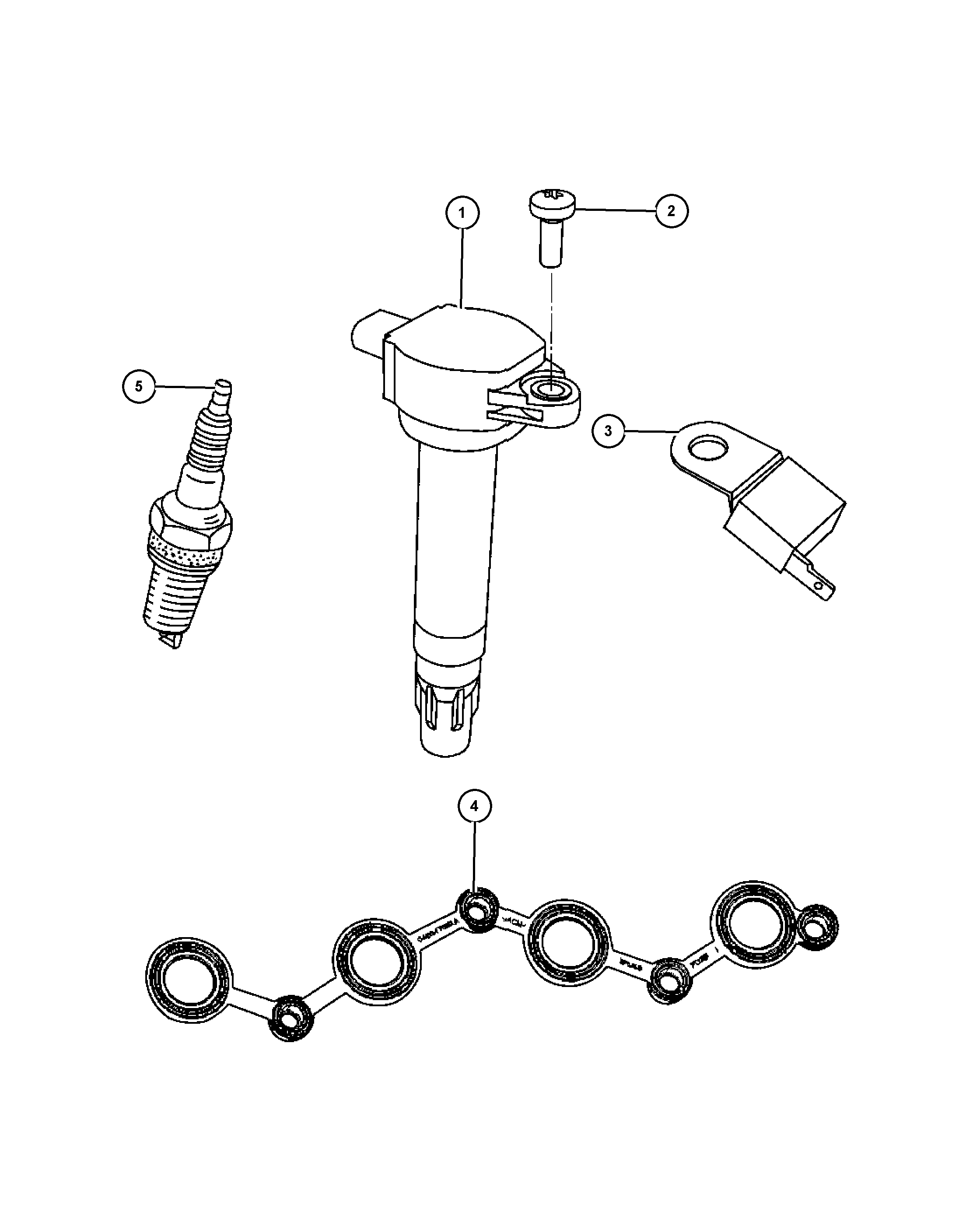 FIAT SP0ZF R5F11 - Spark Plug parts5.com