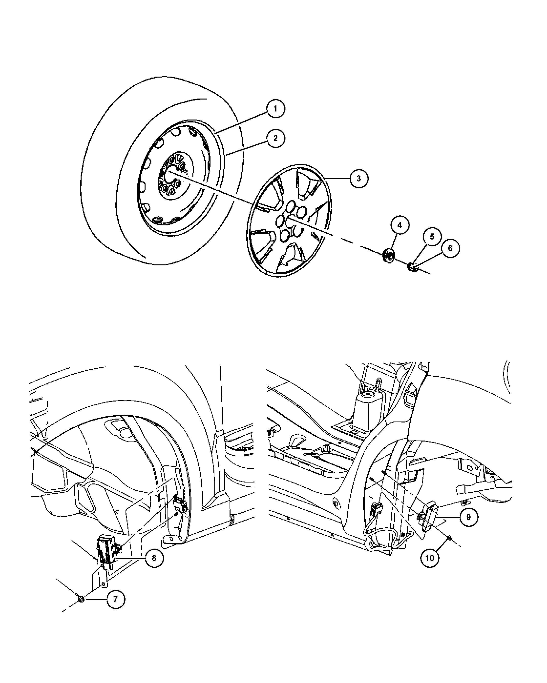 Chrysler 650 4672 - Piulita roata parts5.com