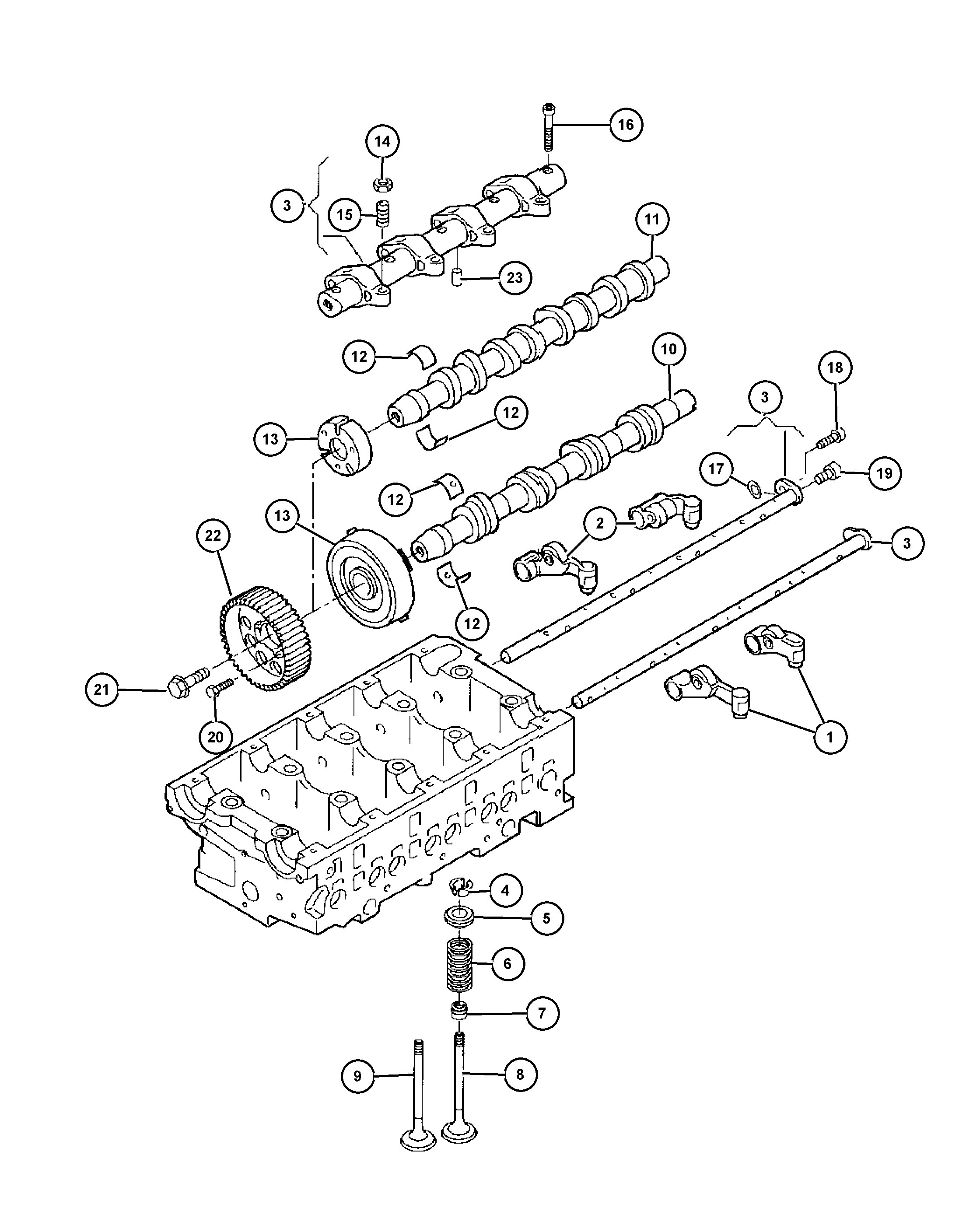 Chrysler 68001 551AA - Seal Ring, valve stem parts5.com