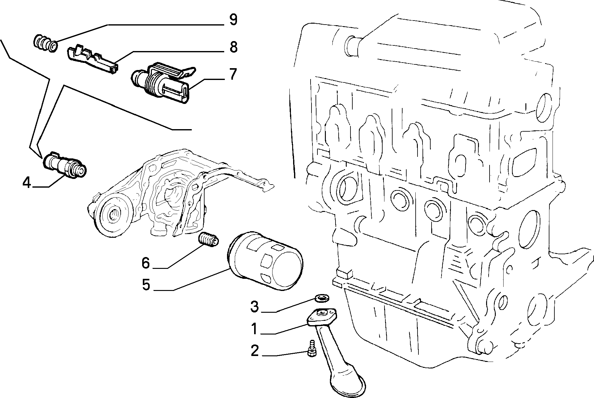 Alfa Romeo 71753738 - Oljni filter parts5.com