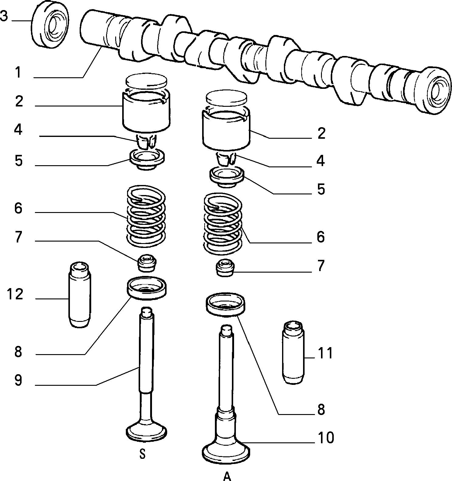 FIAT 71753052 - Уплотняющее кольцо, распредвал parts5.com