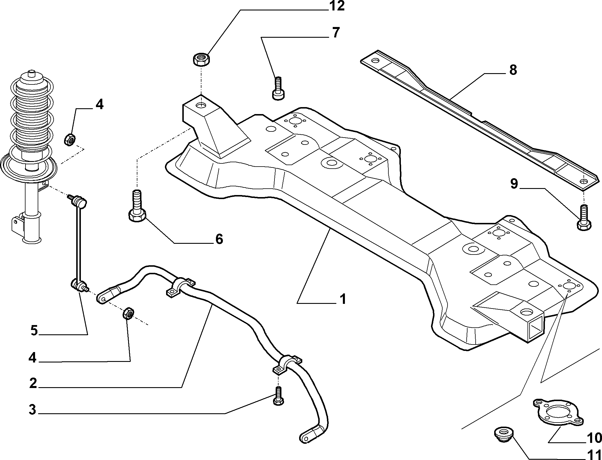 Opel 55700753 - Brat / bieleta suspensie, stabilizator parts5.com