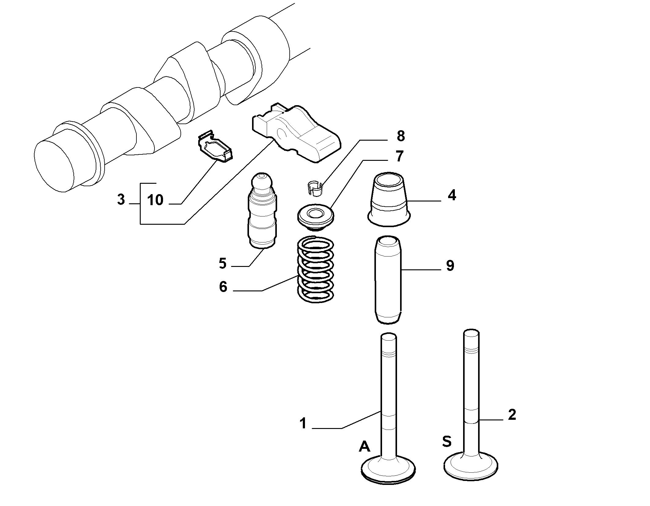 FIAT 46475925 - Culbutor supapa parts5.com