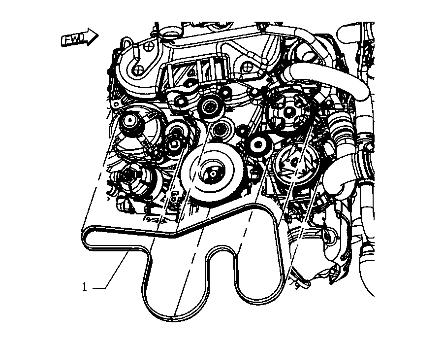 FIAT K04627095AA - Pasek klinowy wielorowkowy parts5.com