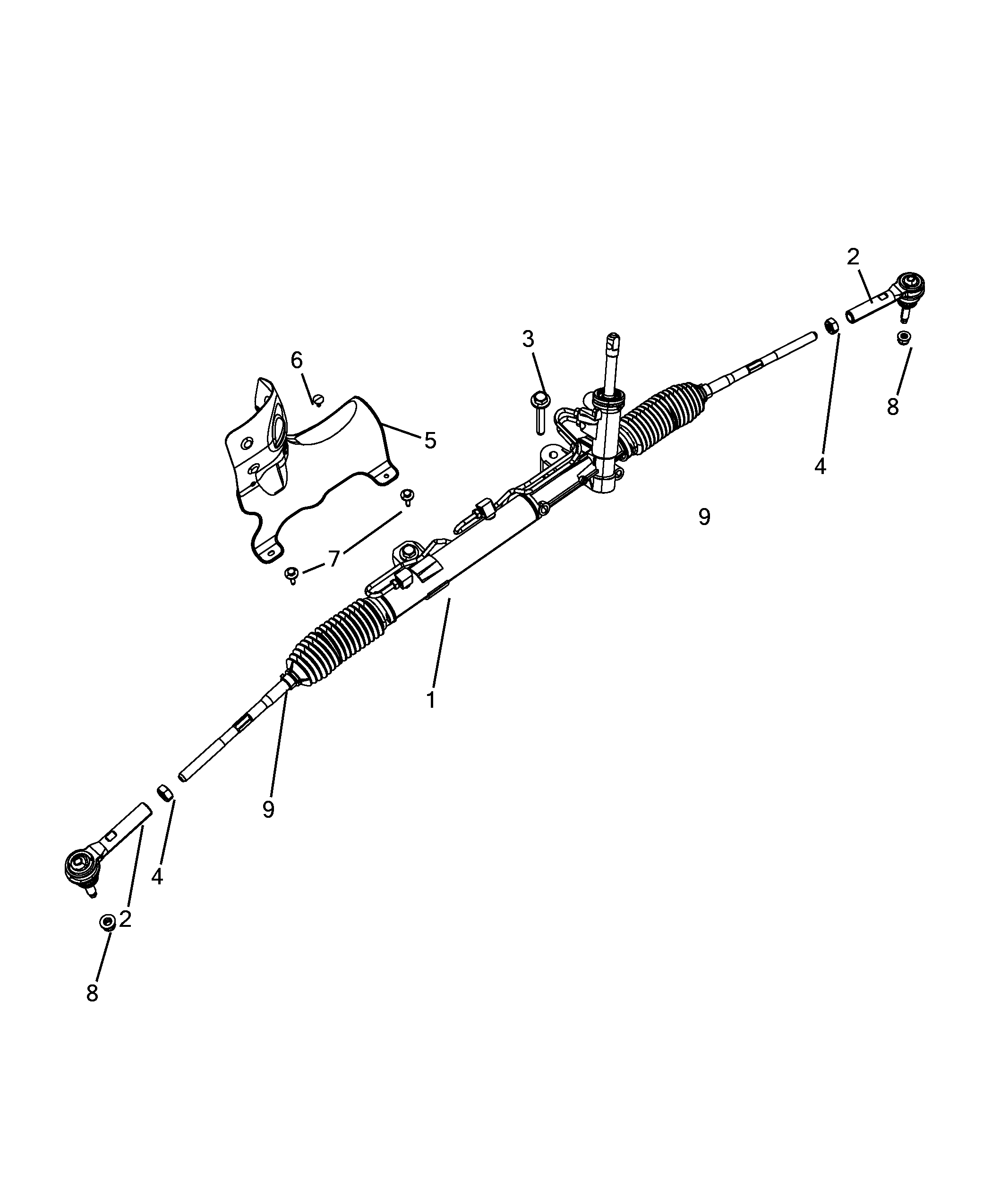 Lancia K68141058AA - Spurstangenkopf parts5.com