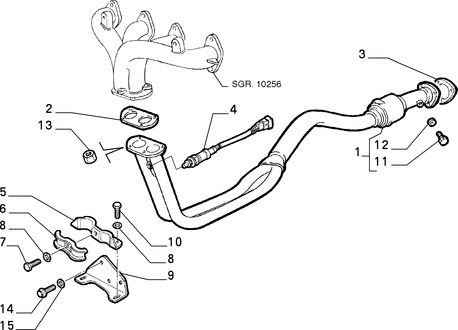 FIAT 46449401 - Lambda sonda parts5.com