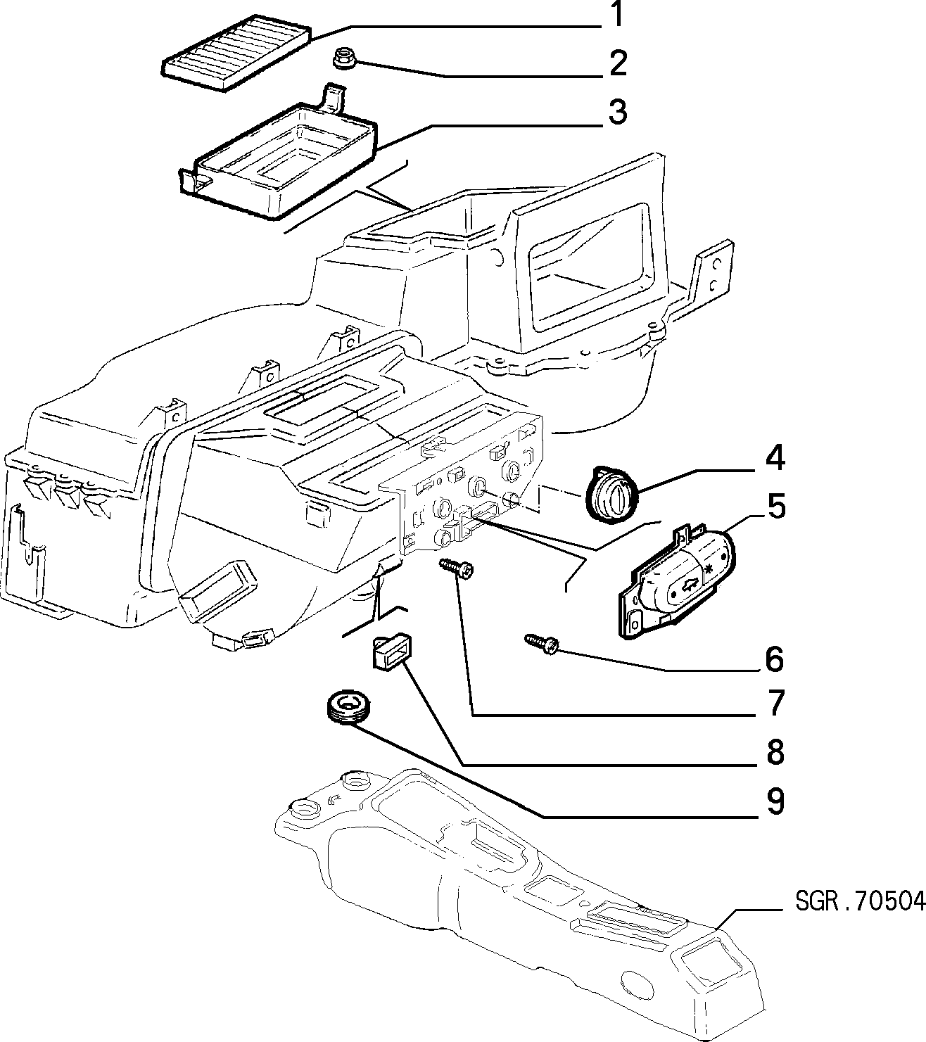 FIAT 46442422 - Filter, interior air parts5.com