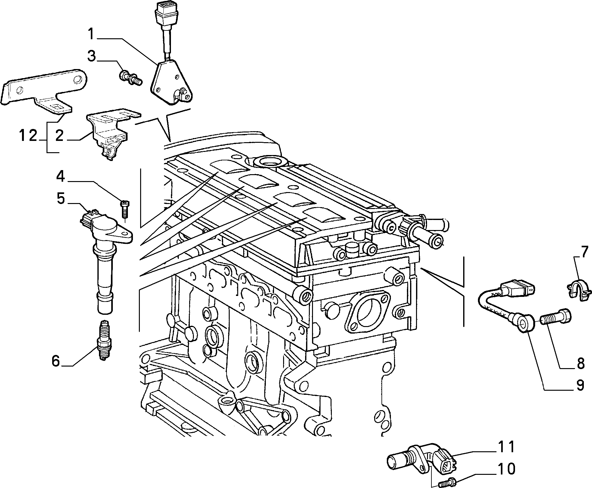 FIAT 46551935 - Zündkerze parts5.com