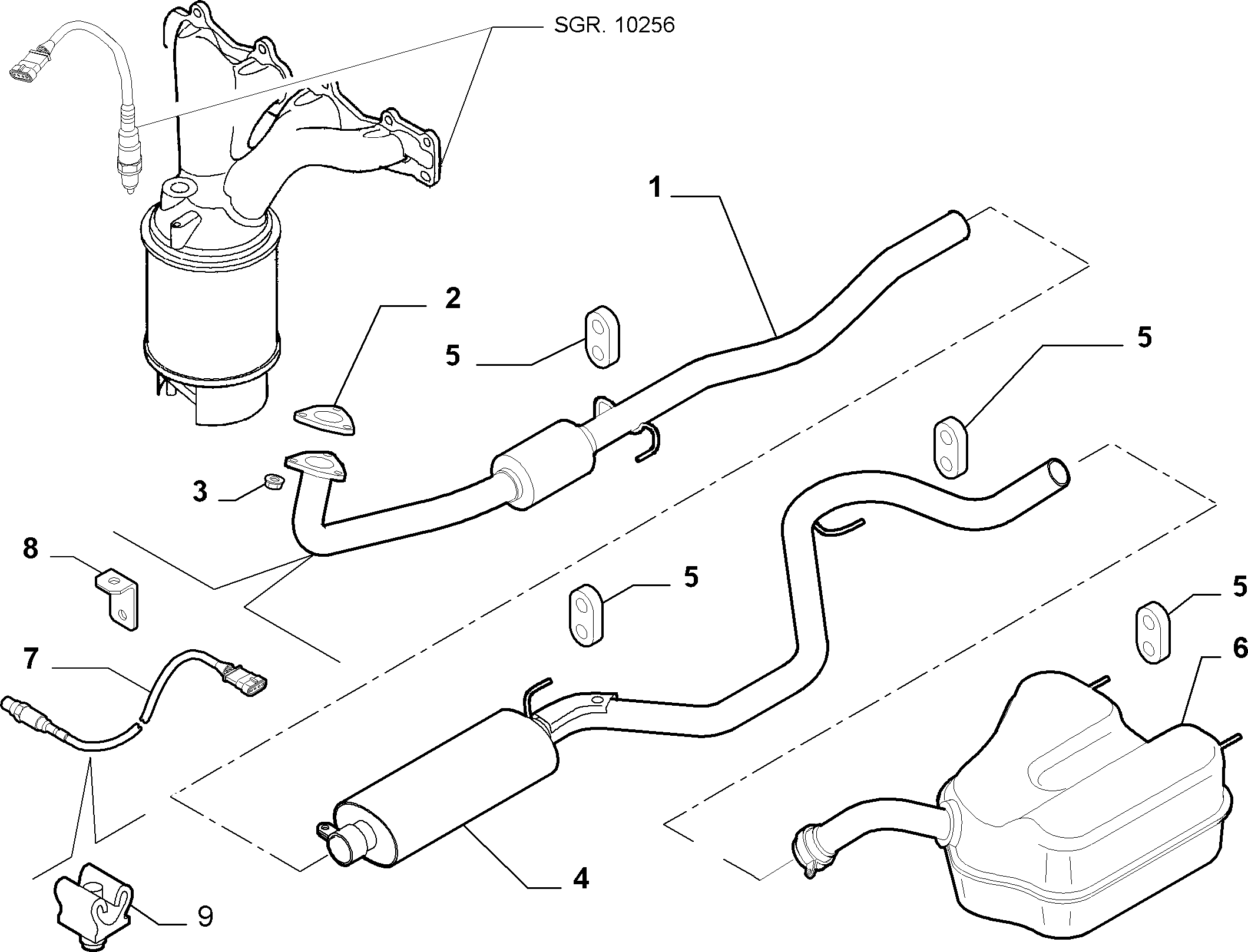 Chevrolet 55 556 818 - Sonde lambda parts5.com