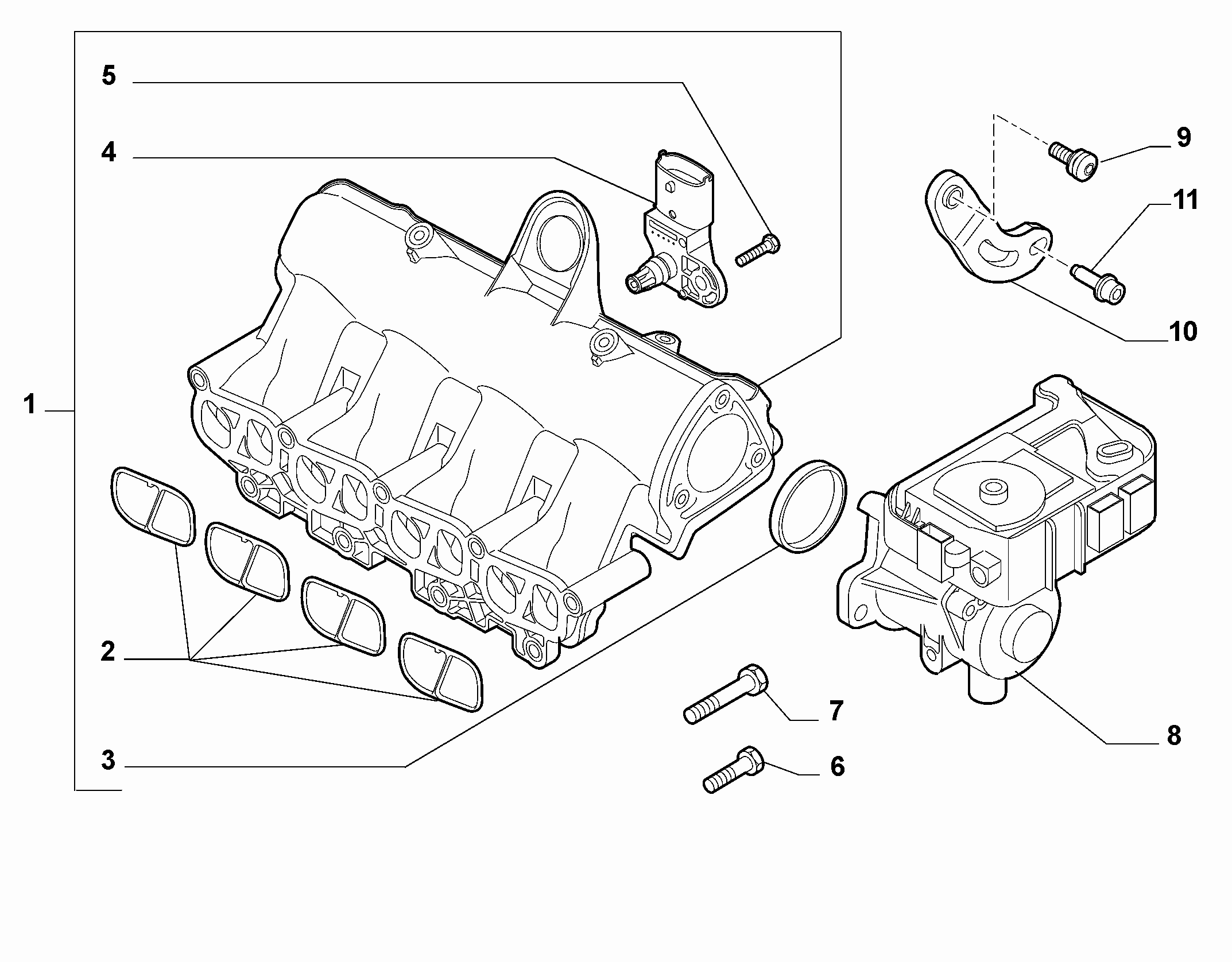 SAAB 55 206 797 - Sensor, boost pressure parts5.com