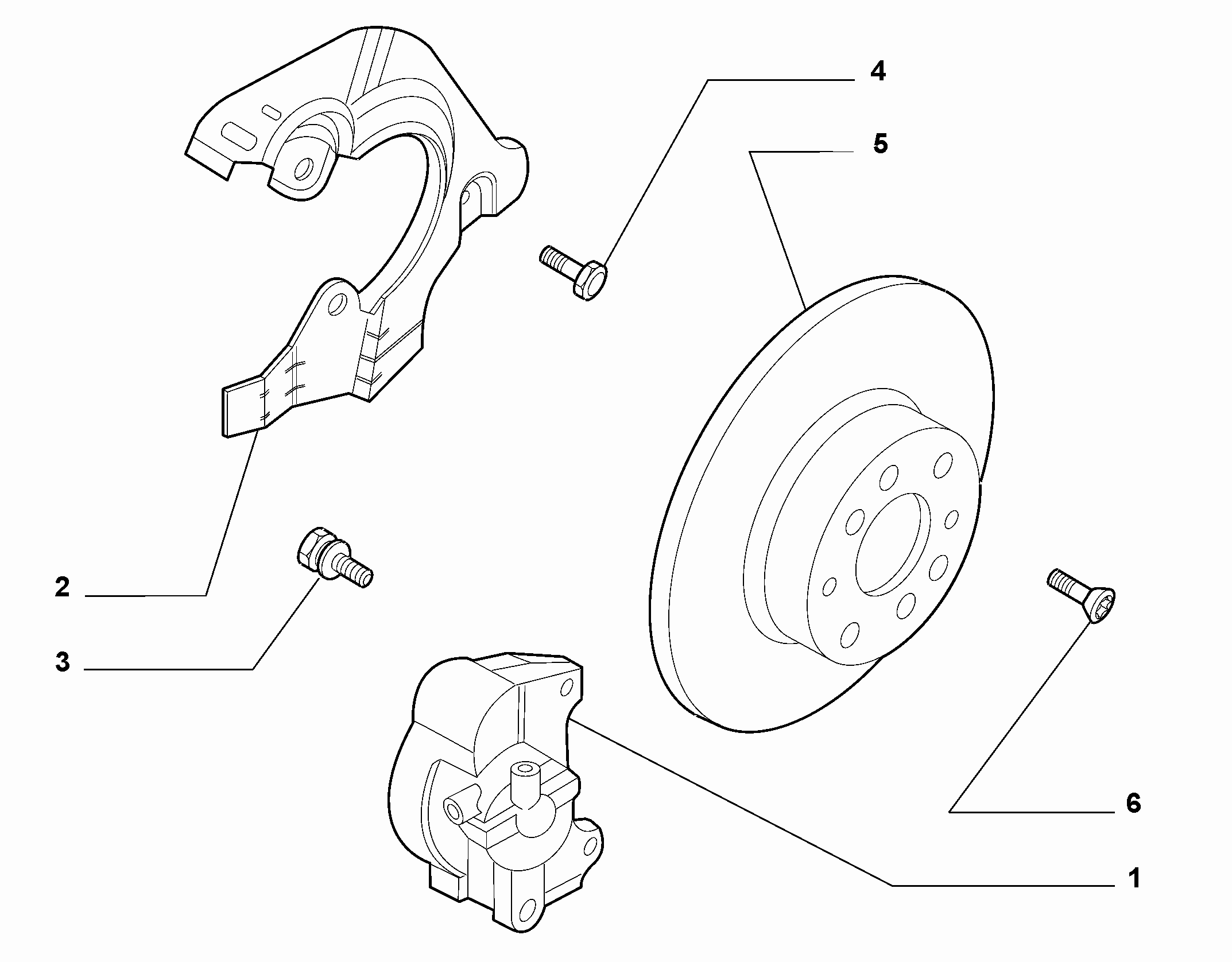 FIAT 51741440 - Skrutka brzdového kotúča parts5.com