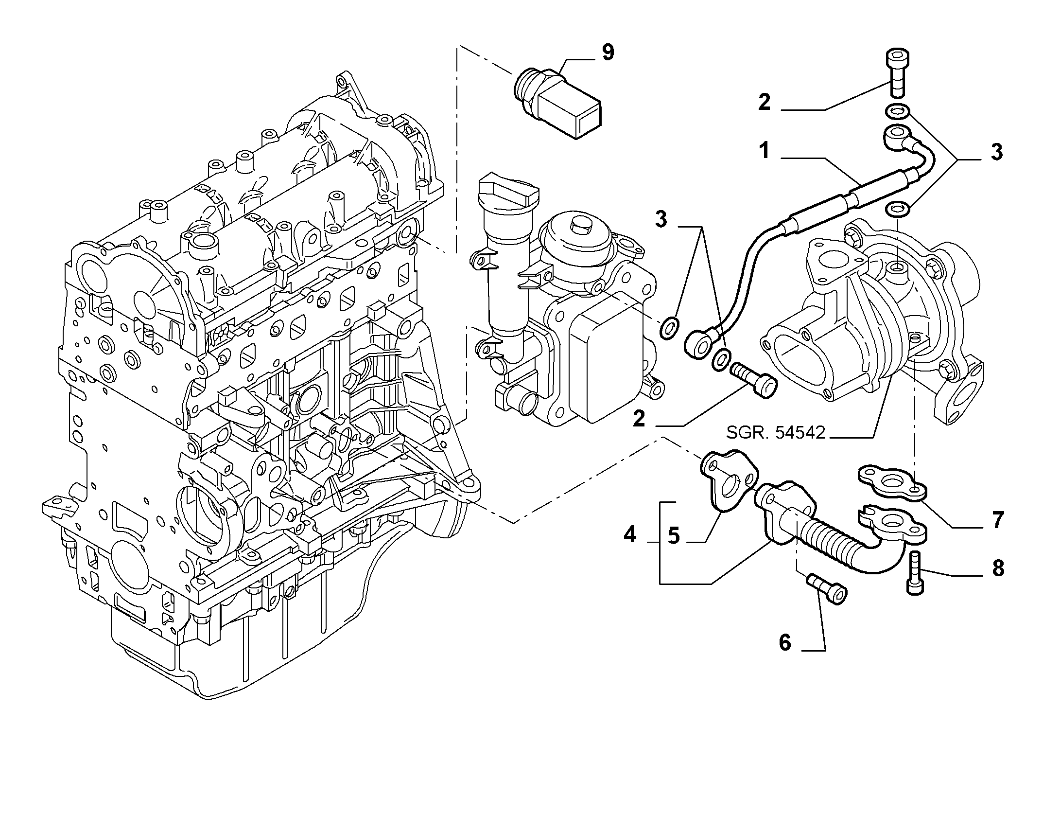 FIAT 55193060 - Garnitura parts5.com