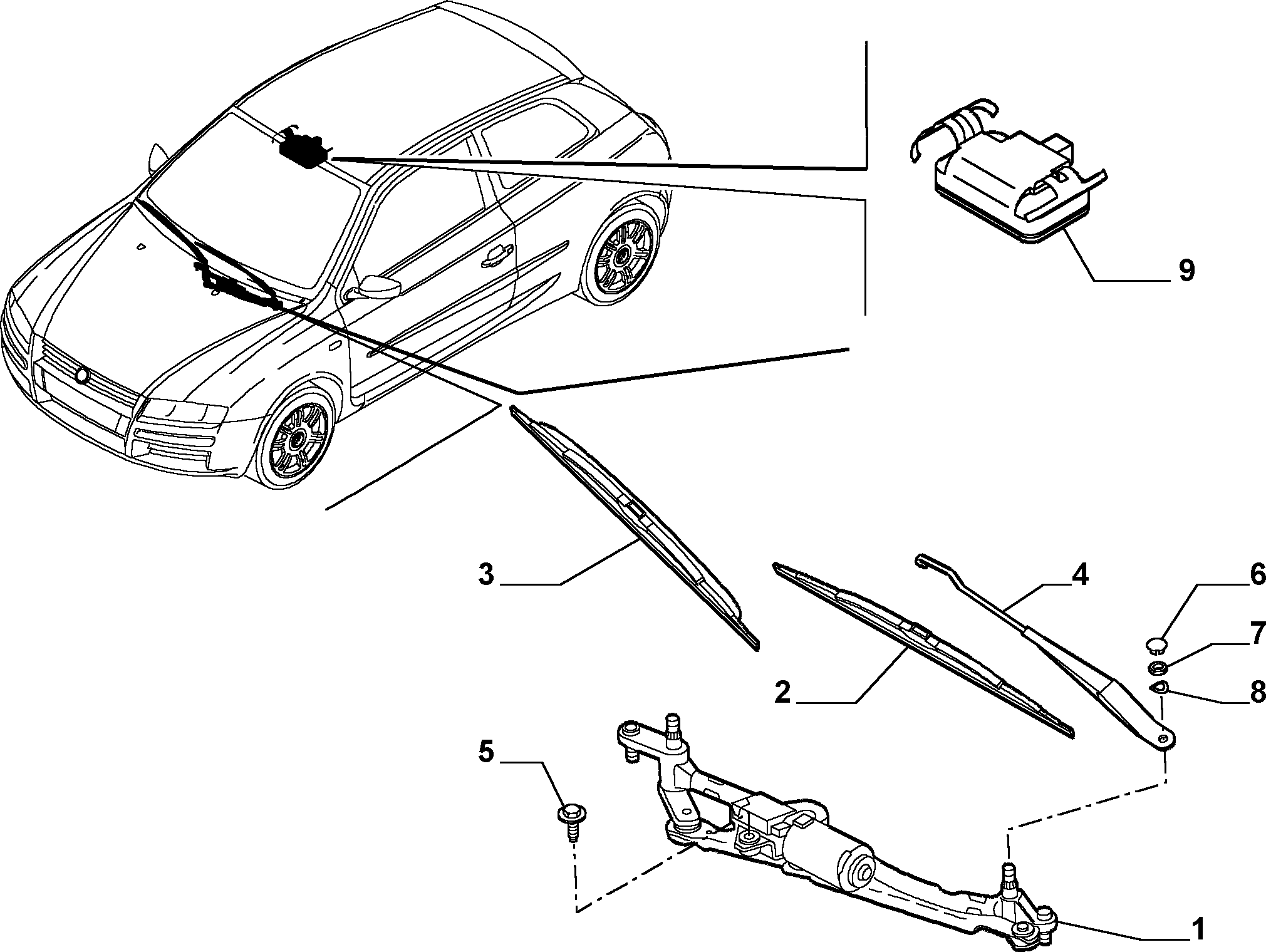 FIAT 46822064 - Перо на чистачка parts5.com