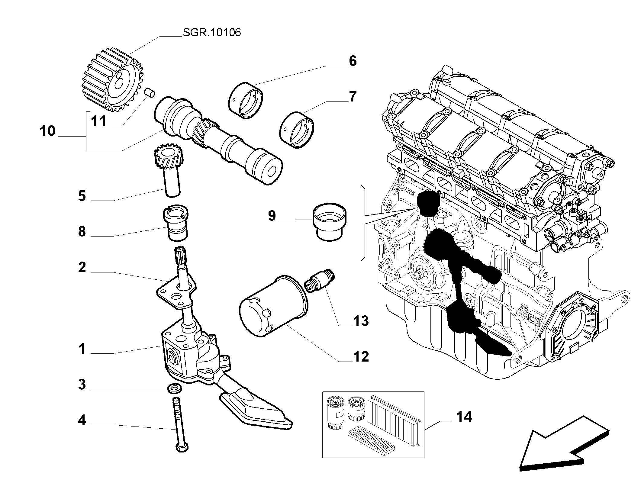 Lancia 71754569 - Маслен филтър parts5.com