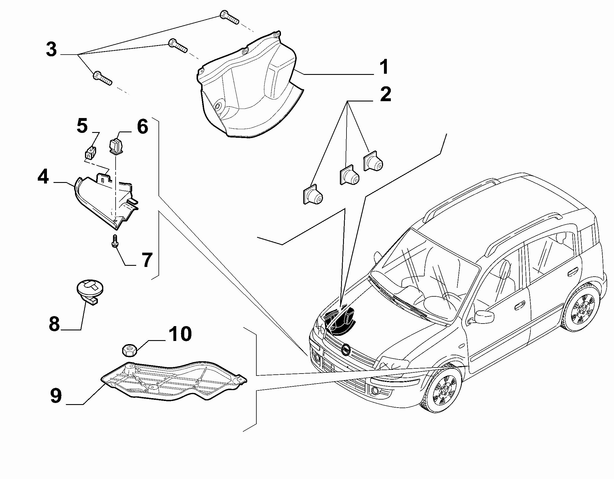 Lancia 50504884 - Kopča, ukrasna / zaštitna letvica parts5.com