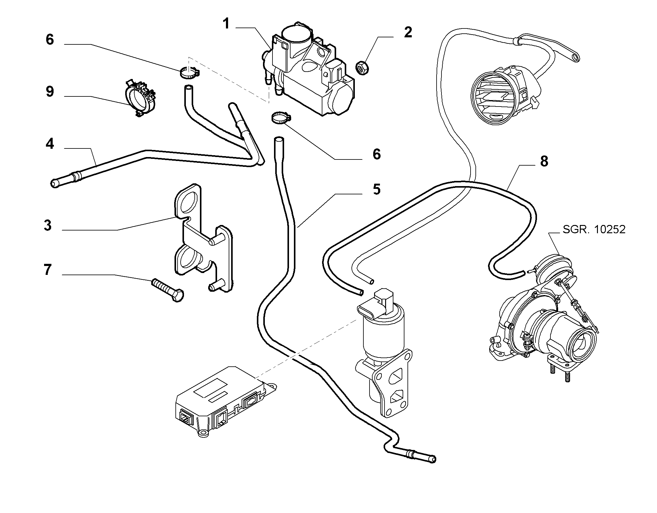 Alfa Romeo 55203202 - Pressure Converter parts5.com