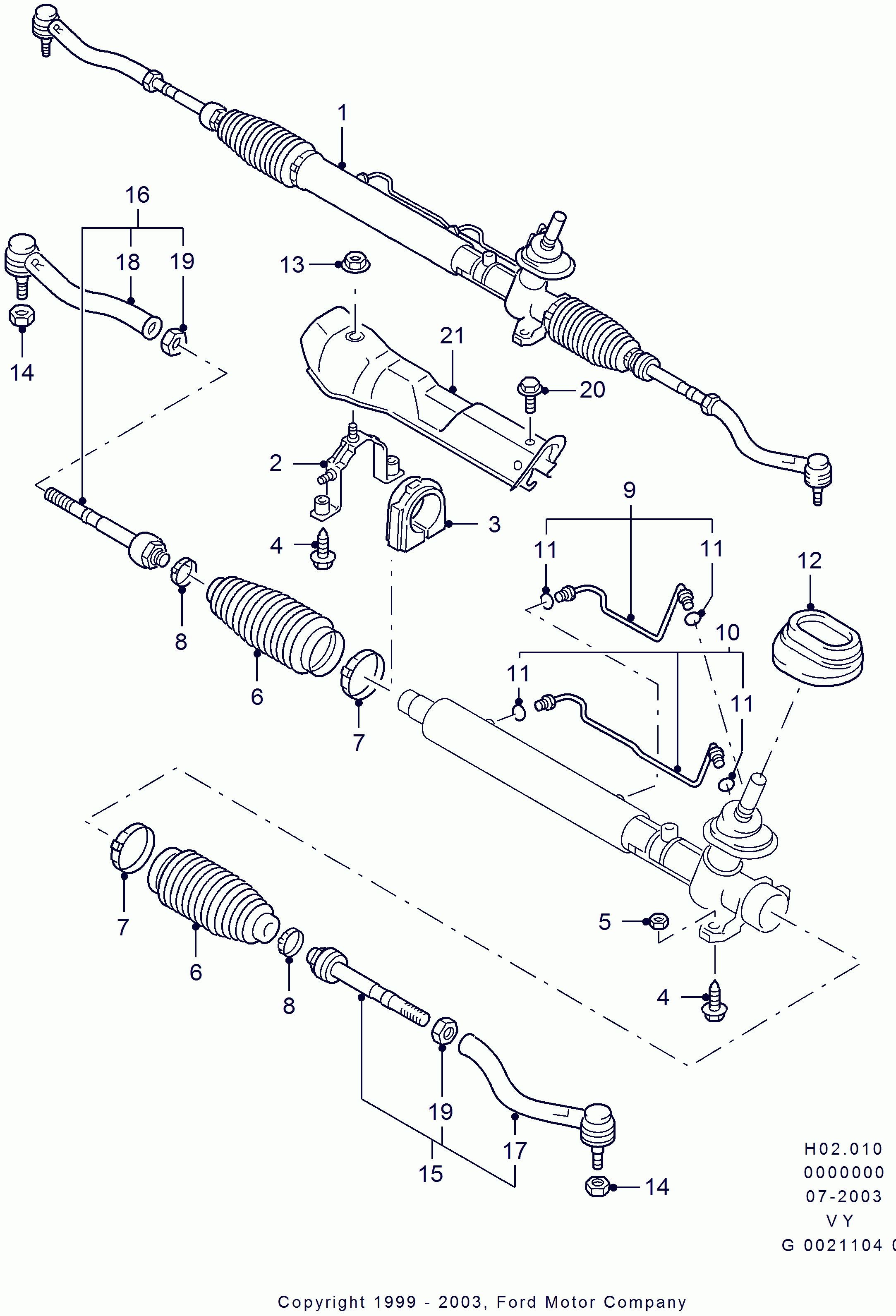 FORD 1233553 - Bara directie parts5.com