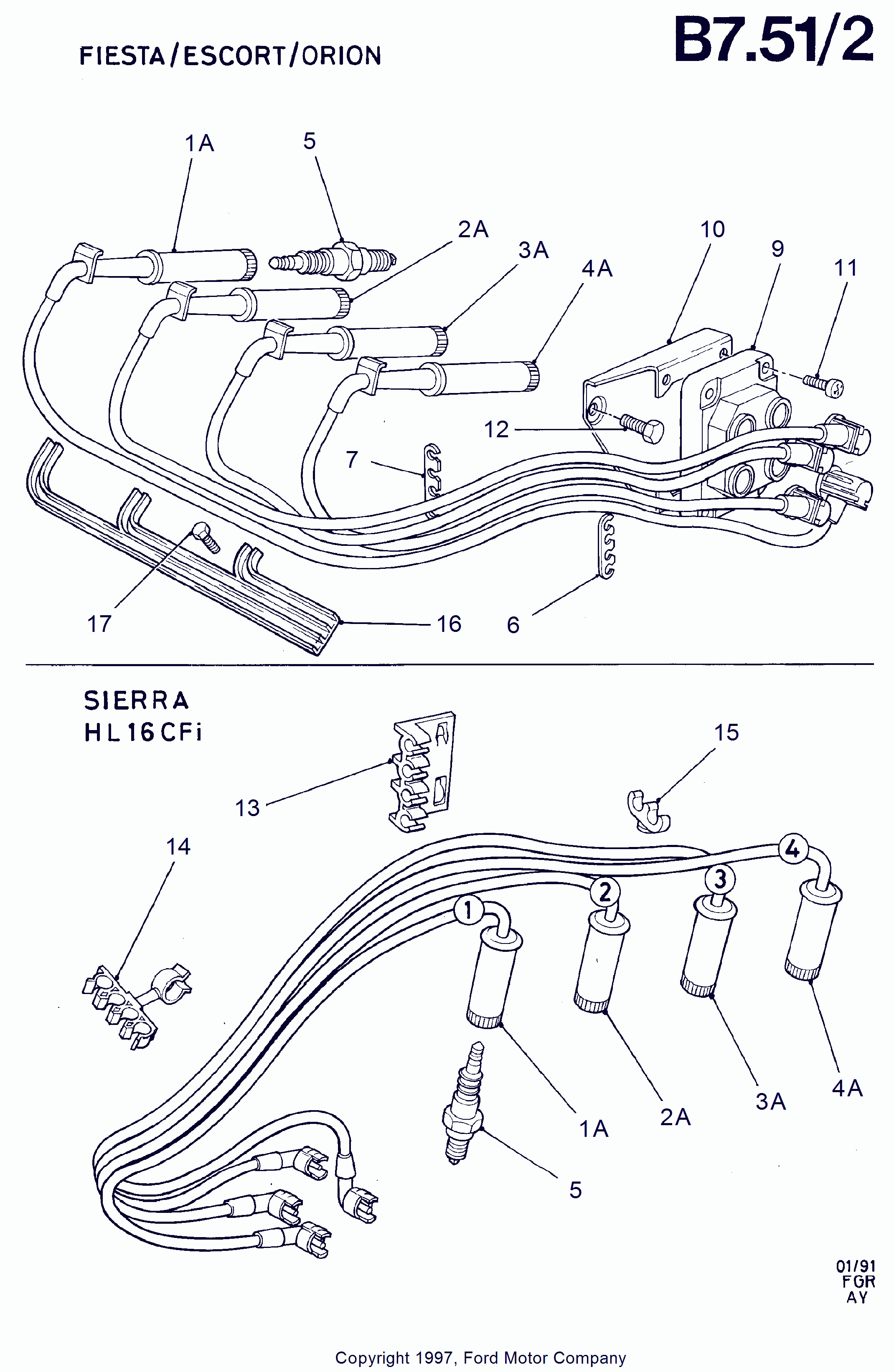 FORD 1120829 - Świeca zapłonowa parts5.com