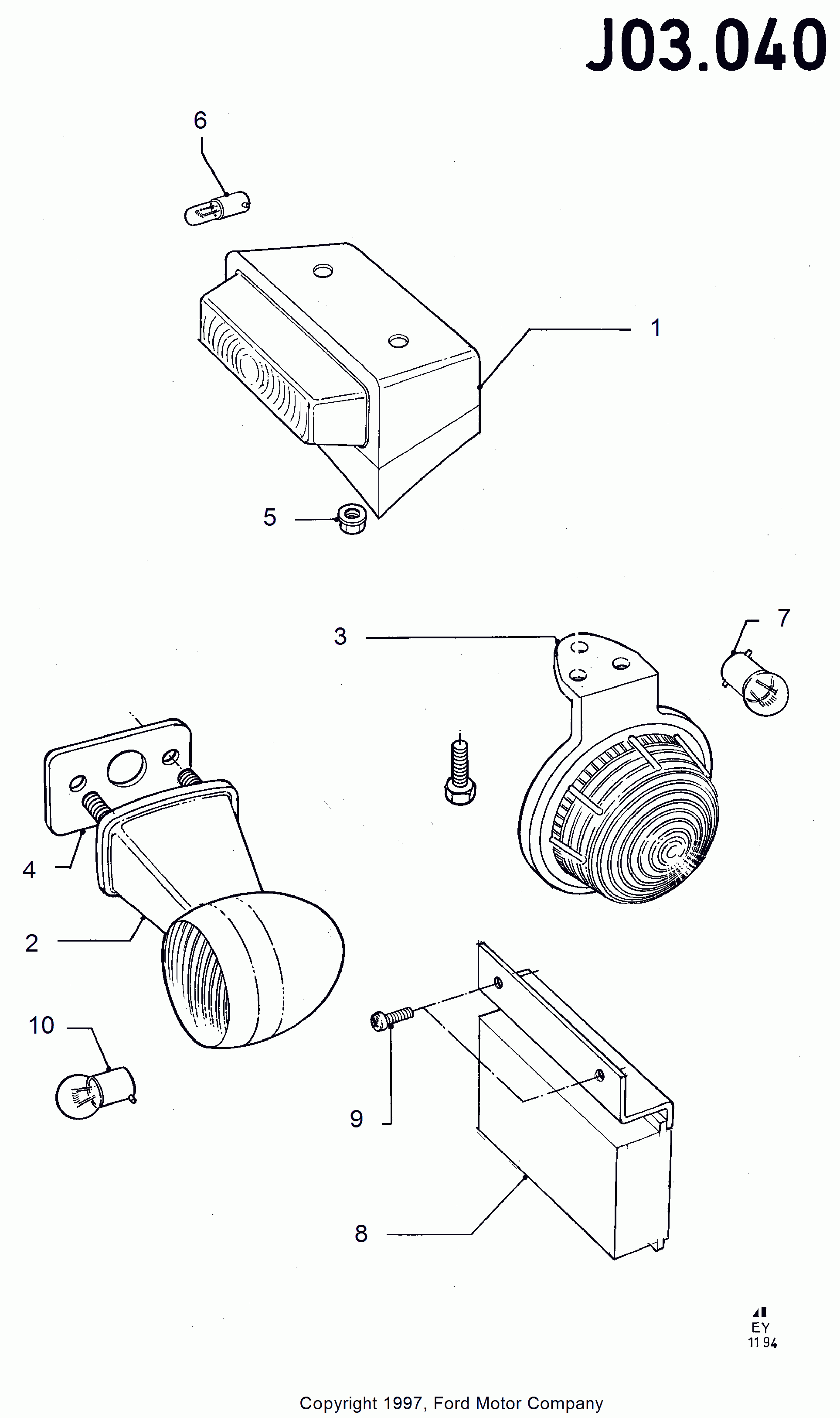 FORD 6 090 984 - Żarówka, oświetlenie tablicy przyrządów parts5.com